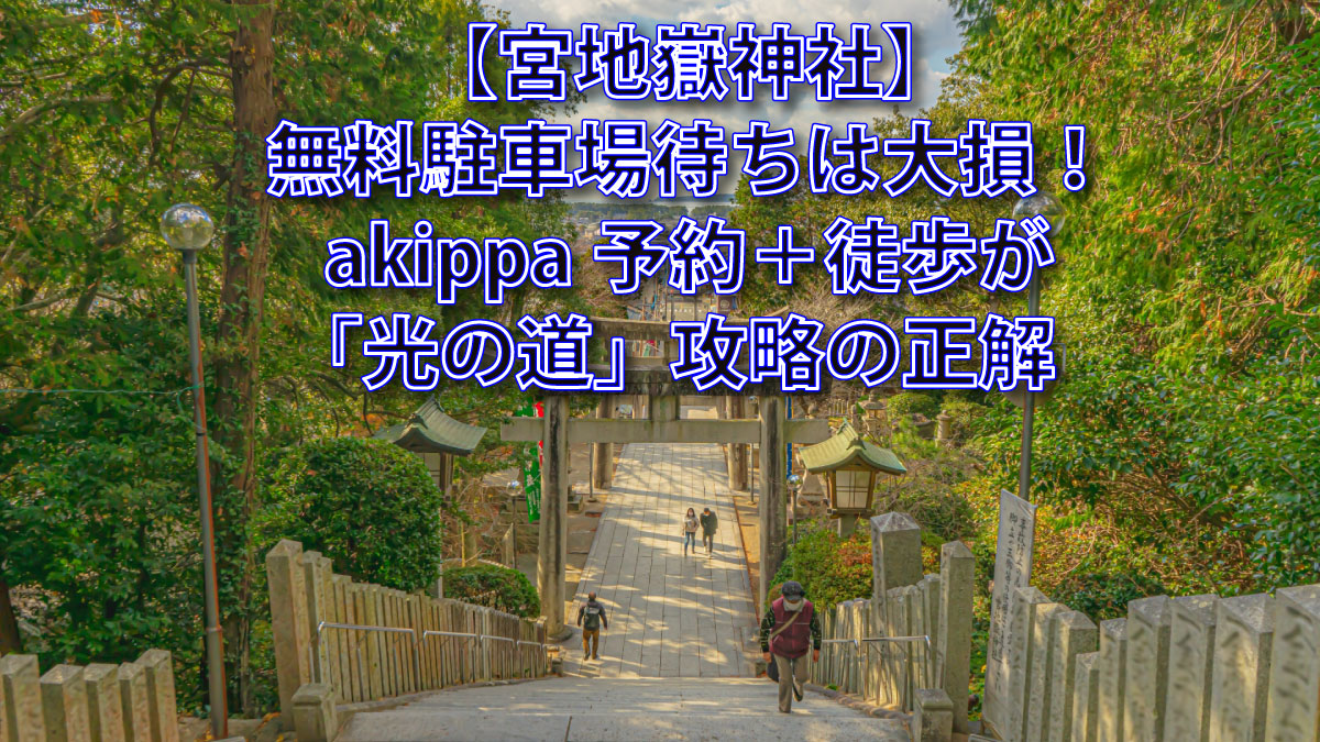 宮地嶽神社 光の道